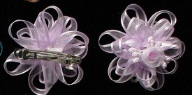 Broche de flor para el cabello