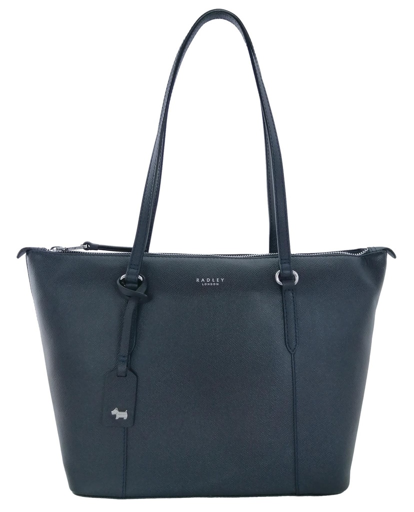 Bolso de cuero con cremallera