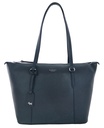 Bolso de cuero con cremallera