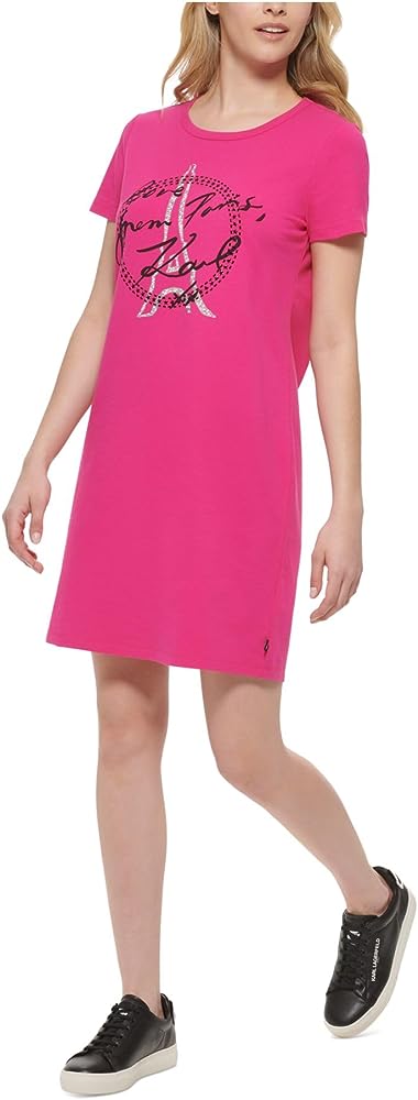 Vestido tipo camiseta Eiffel