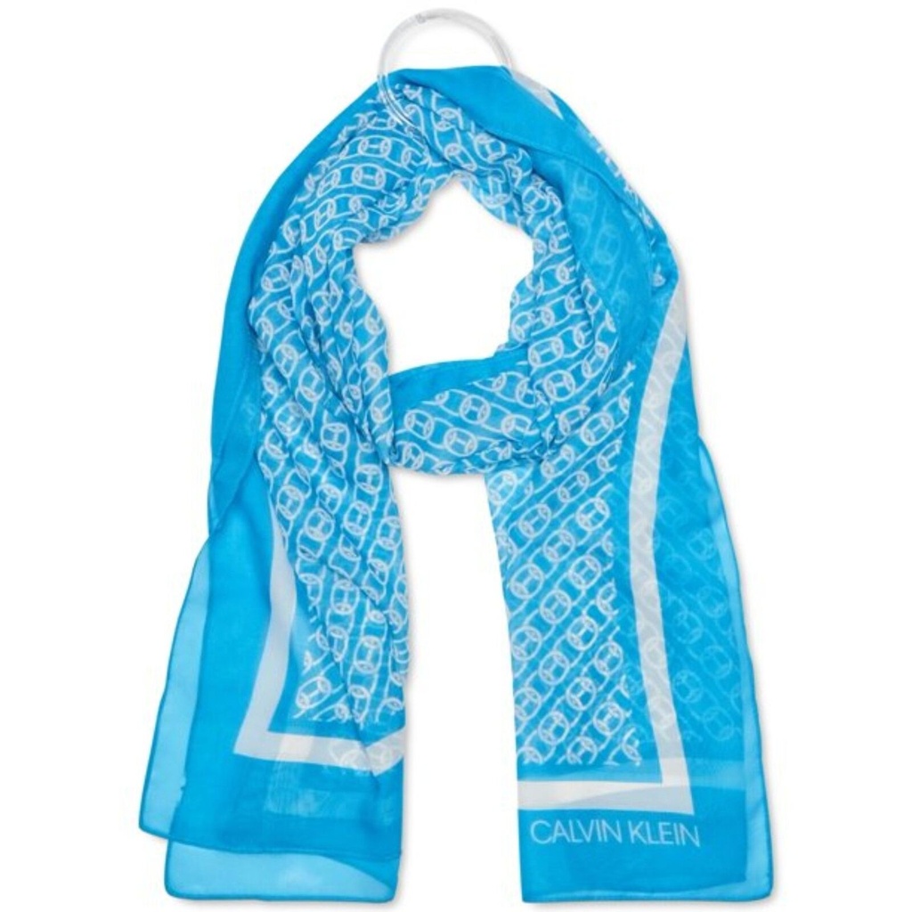 Pashmina con estampado logo