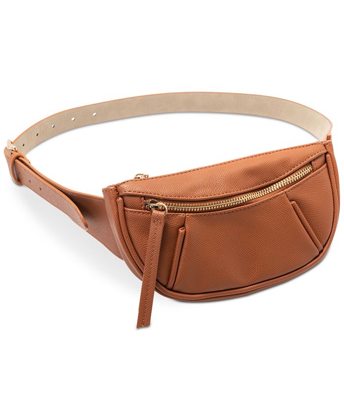 Bolso cinturón coñac