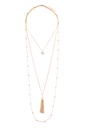Collar a capas con borla 