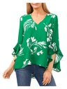 Blusa con dobladillo en capas