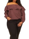 Blusa con hombros descubiertos