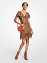 Mini vestido con estampado Paisley