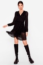 Vestido con estampado de corazones