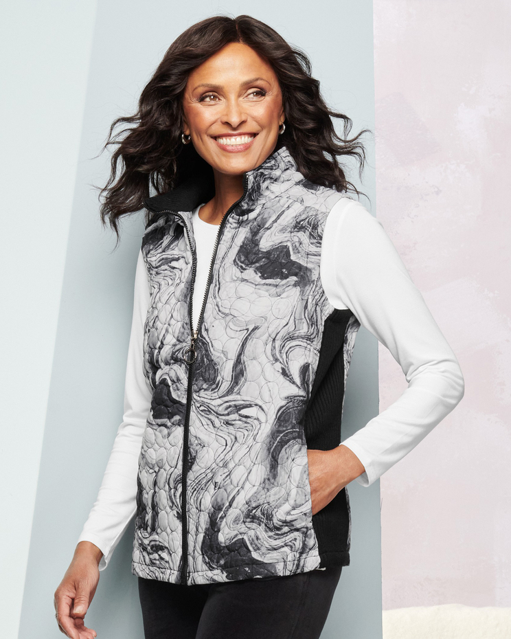 Chaleco acolchado Marble