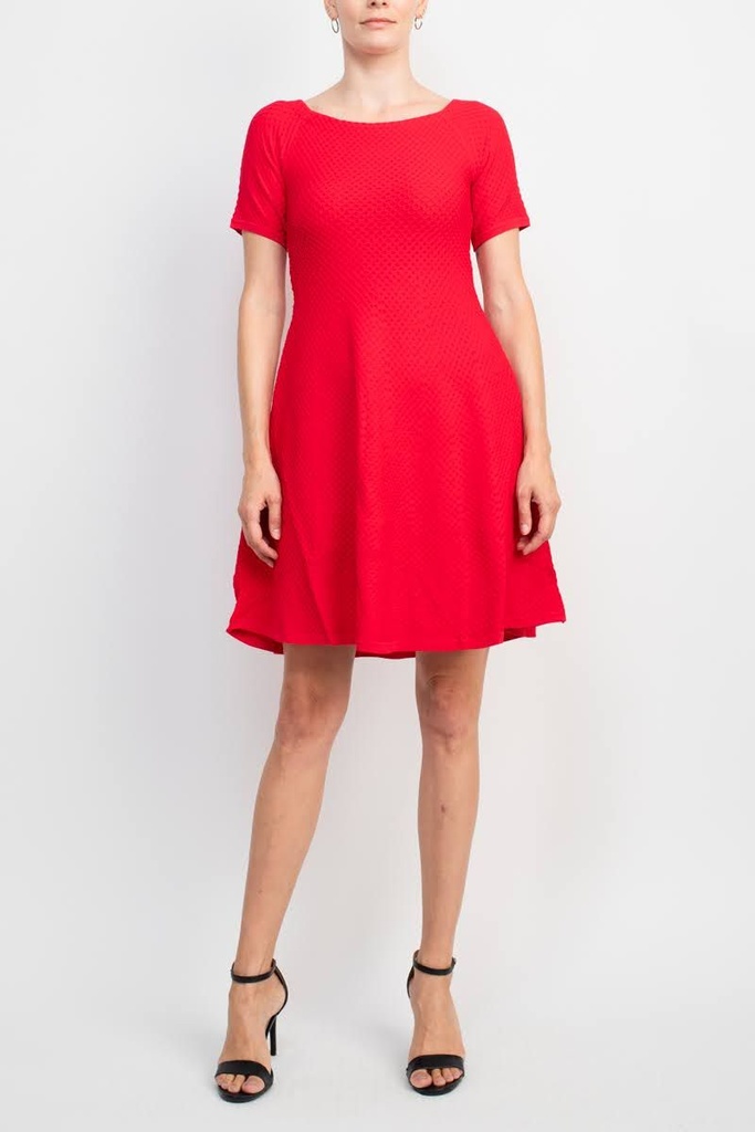 Vestido de punto texturizado 