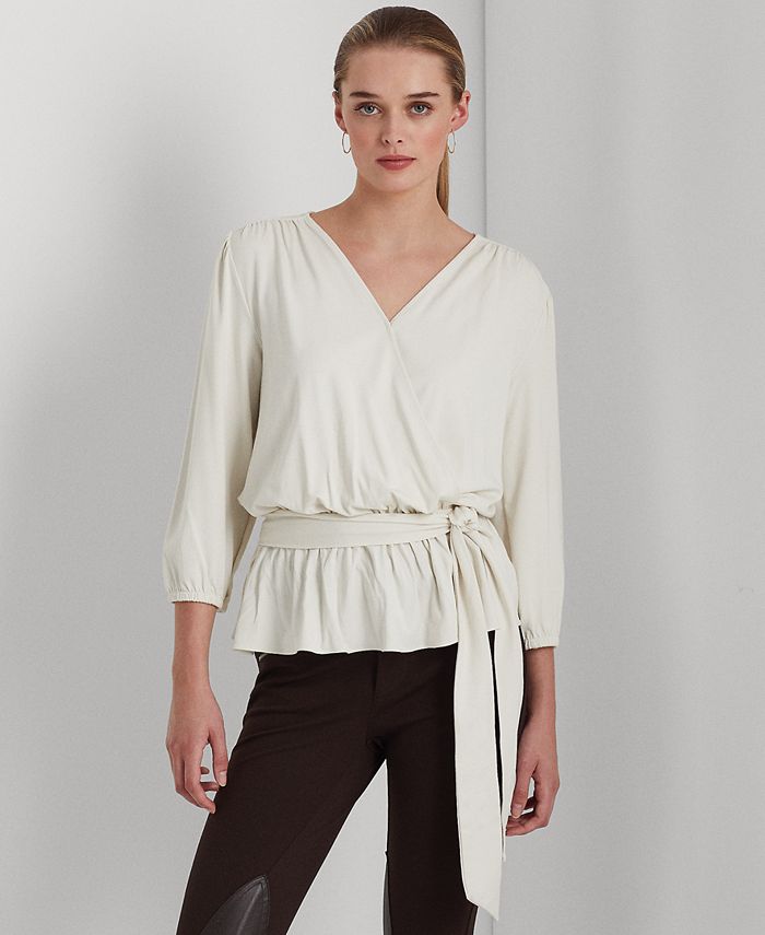 Blusa de manga con sobrepelliz