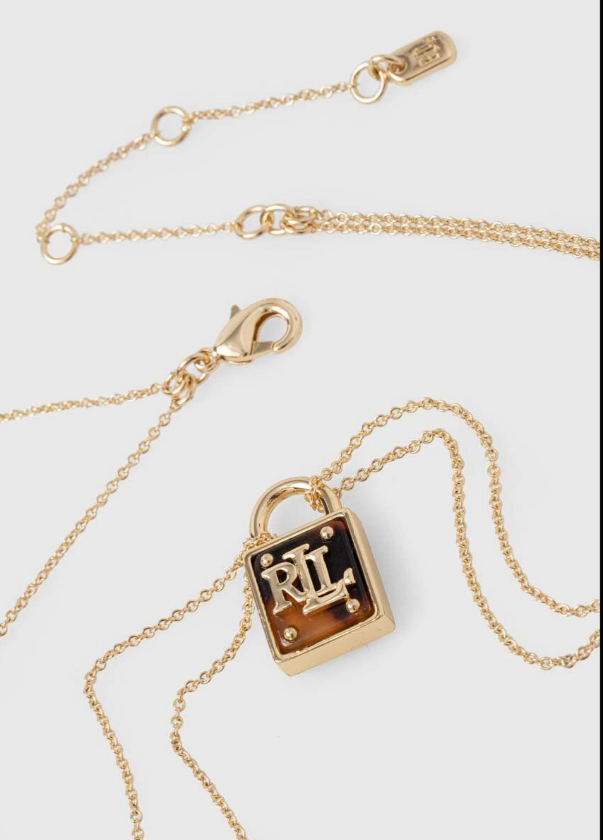 Collar con colgante de candado