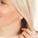 Aretes con cristales en línea