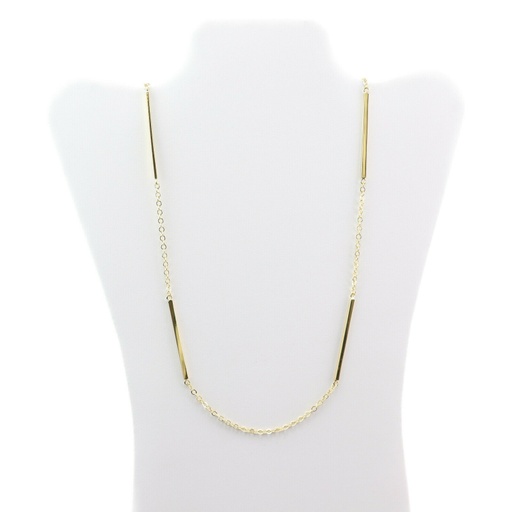 [0670418] Collar largo con eslabones de barra