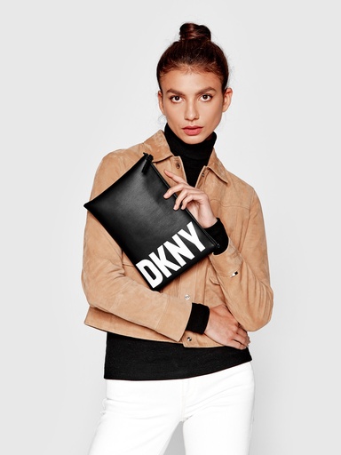[1240030] Bolso de mano con logotipo de DKNY
