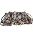Cartera de piel pitón de imitación