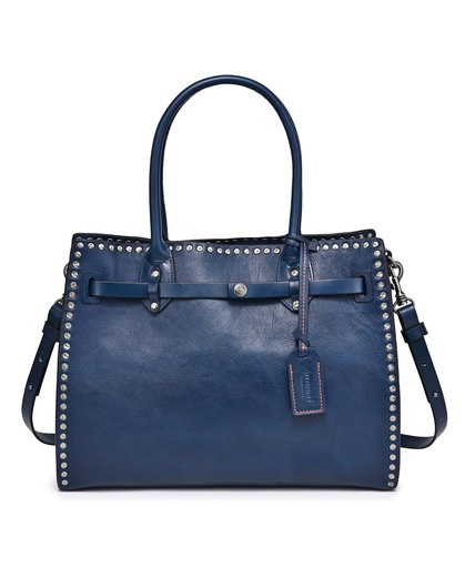 [1240121] Cartera satchel Westland de piel