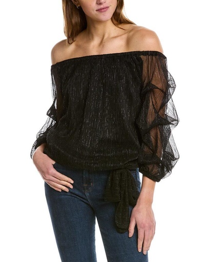 Blusa con mangas abullonadas