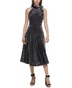 Vestido de terciopelo con lunares