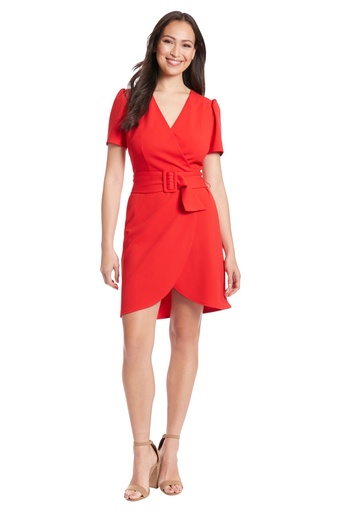 Vestido con cinturon Jaicie