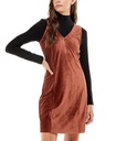 Vestido mini de pana