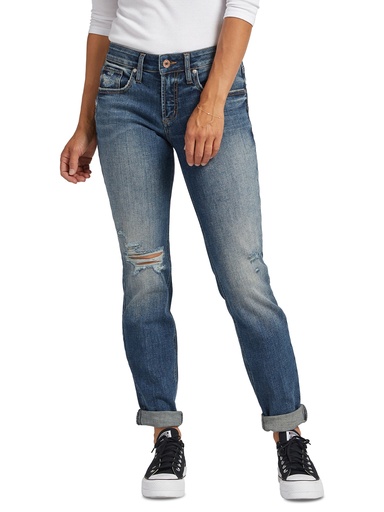 Jeans Boyfriend de talle medio