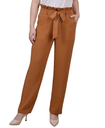 Pantalones con cintura paper bag