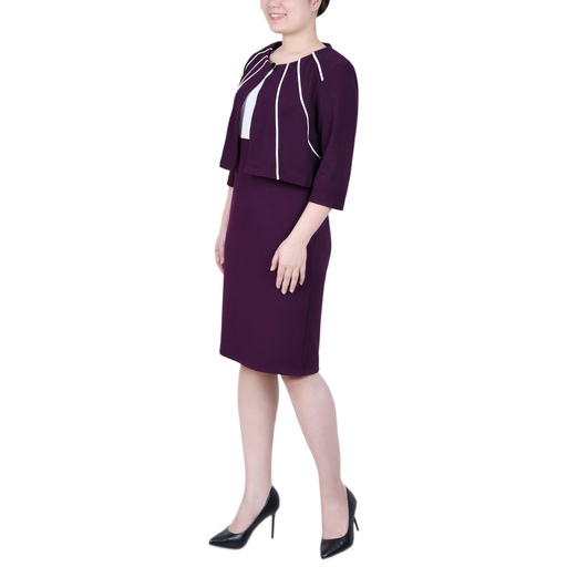 Conjunto de vestido con chaqueta