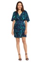 Vestido de satén jacquard
