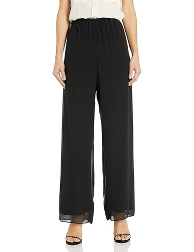 Pantalón de chiffon de pierna ancha