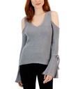 Blusa tejida metálica