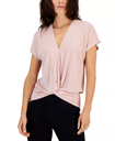 Blusa con dobladillo de nudo