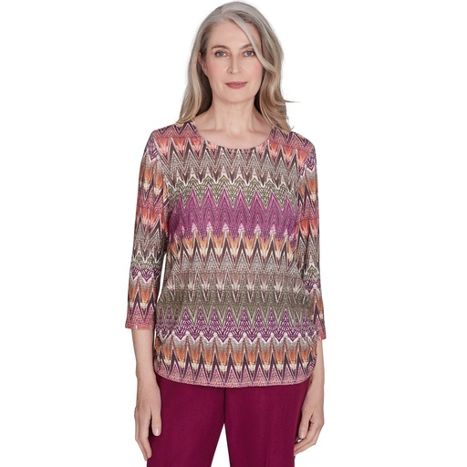 Blusa con textura Chevron