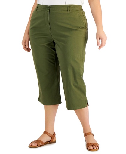 Pantalones capri de cintura cómoda (copia)