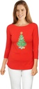 Blusa de árbol de Navidad
