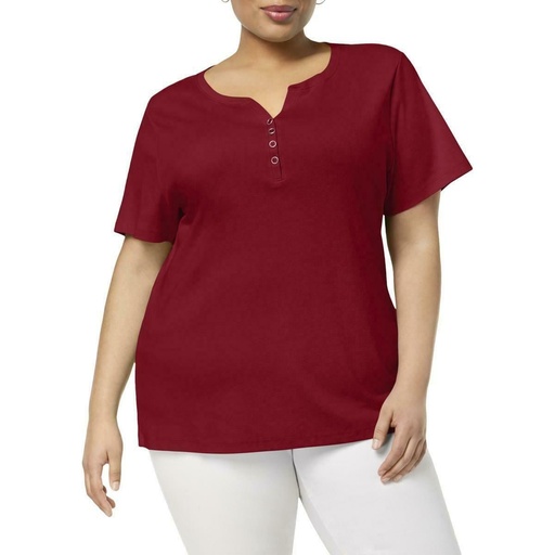Camiseta Henley de manga corta (copia)