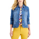 Chaqueta de mezclilla con bolsillos