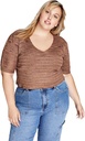 Blusa crop de mangas abullonadas