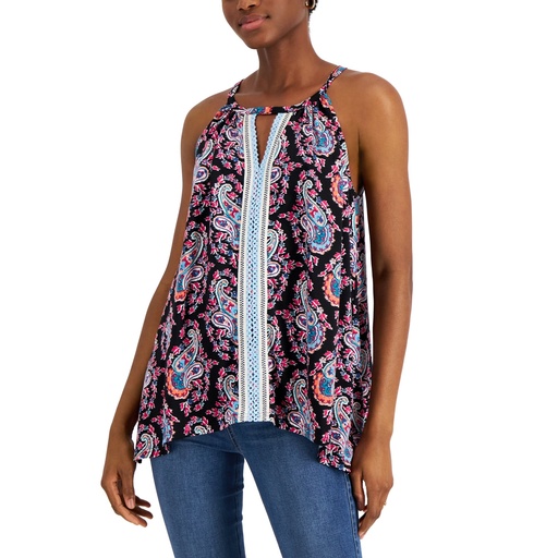 Blusa estampada estilo halter