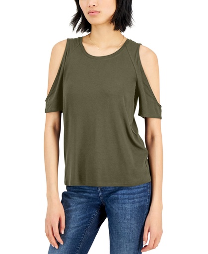 Blusa con recorte en el hombro