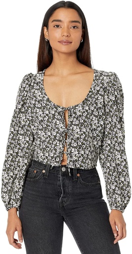 Blusa con lazo en la parte delantera