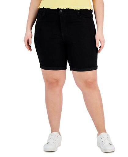 Bermuda con dobladillo doble