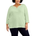 Camisa Henley de algodón