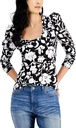 Blusa con mangas abullonadas