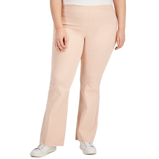 Pantalón acampanado de tiro alto