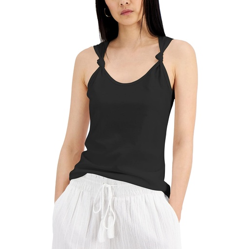 Top con tirantes anudados