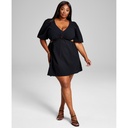 Vestido mini con escote de cerradura (copia)