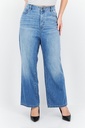 Jeans crop de pierna ancha slouchy