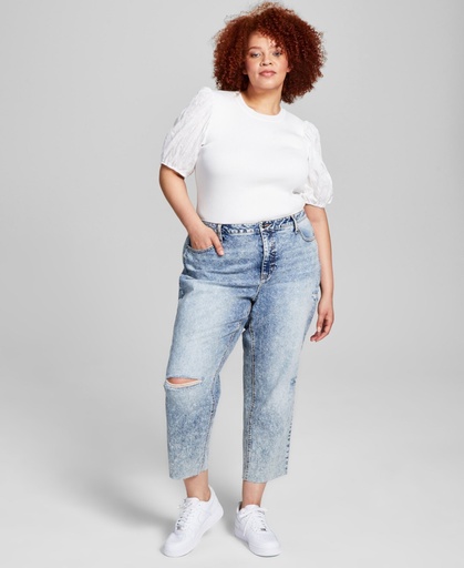 Jeans slim con cintura ultra alta