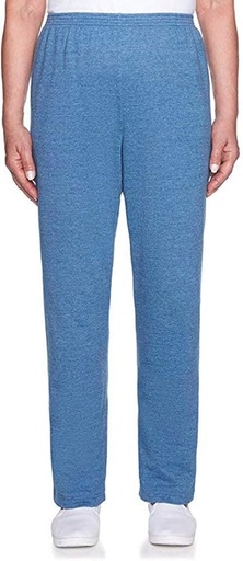 Pants jaspeado de cintura elastica