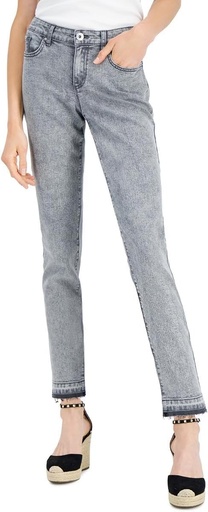 Jeans rectos de tiro medio